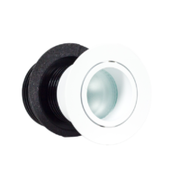 Fire rated downlight transparent